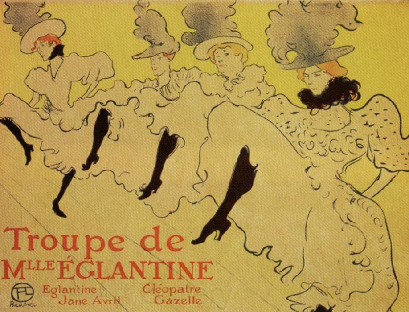 Henri  Toulouse-Lautrec Miss Eglantine's Troupe